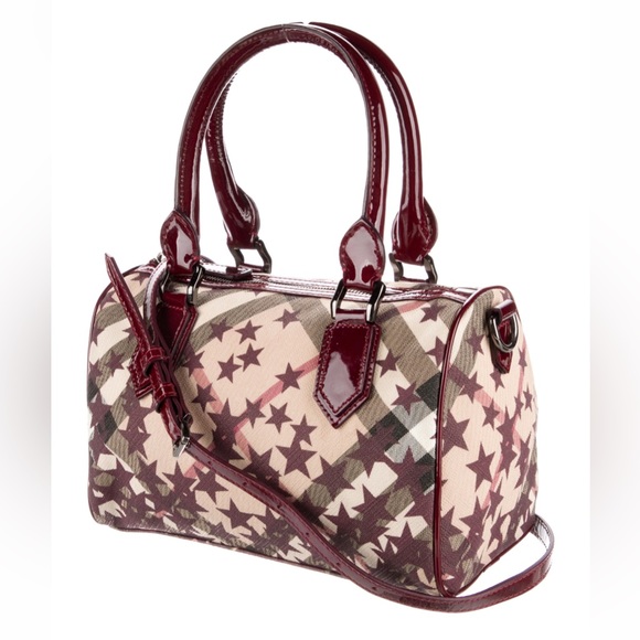 Authentic Burberry Chester Bowling Bag - Crossbody - Nova Check - Stars Pattern - Picture 3 of 10